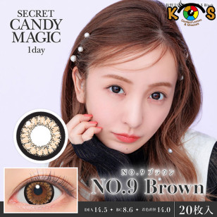 Secret CandyMagic 1day NO.09 Brown 